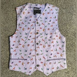 Versus by Gianni Versace Purple Men’s Lined Vest Waistcoat Size 34/48 - Italy
